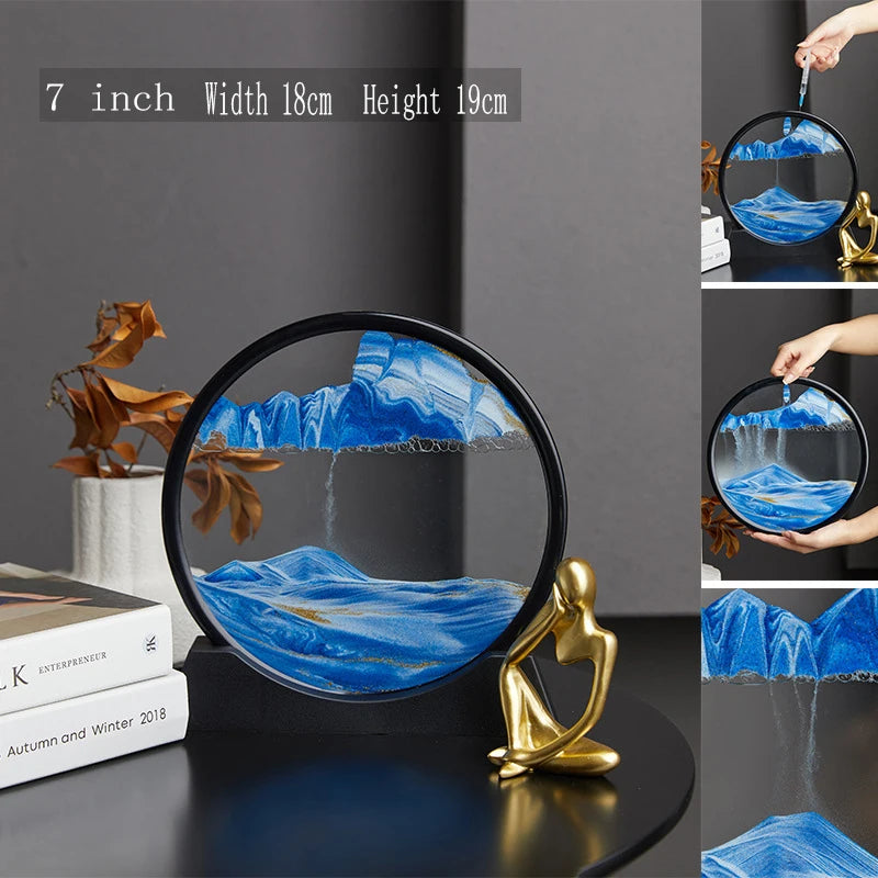 3D Moving Sand Art
