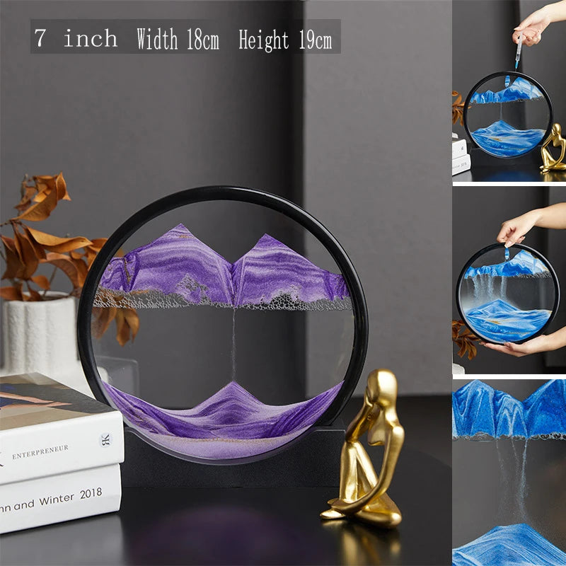 3D Moving Sand Art