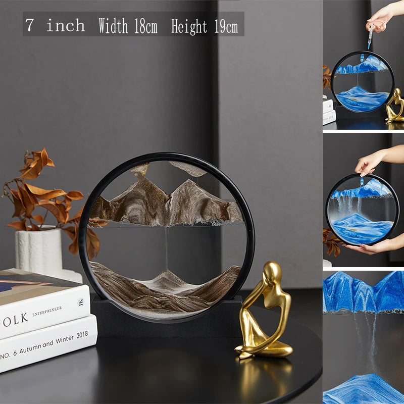 3D Moving Sand Art